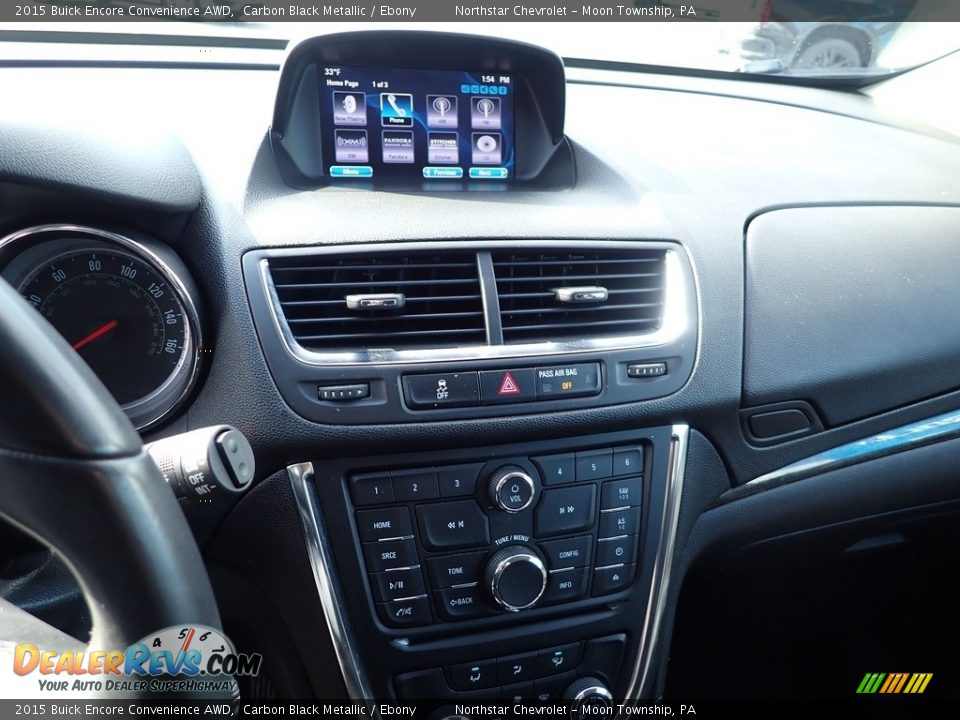 2015 Buick Encore Convenience AWD Carbon Black Metallic / Ebony Photo #27