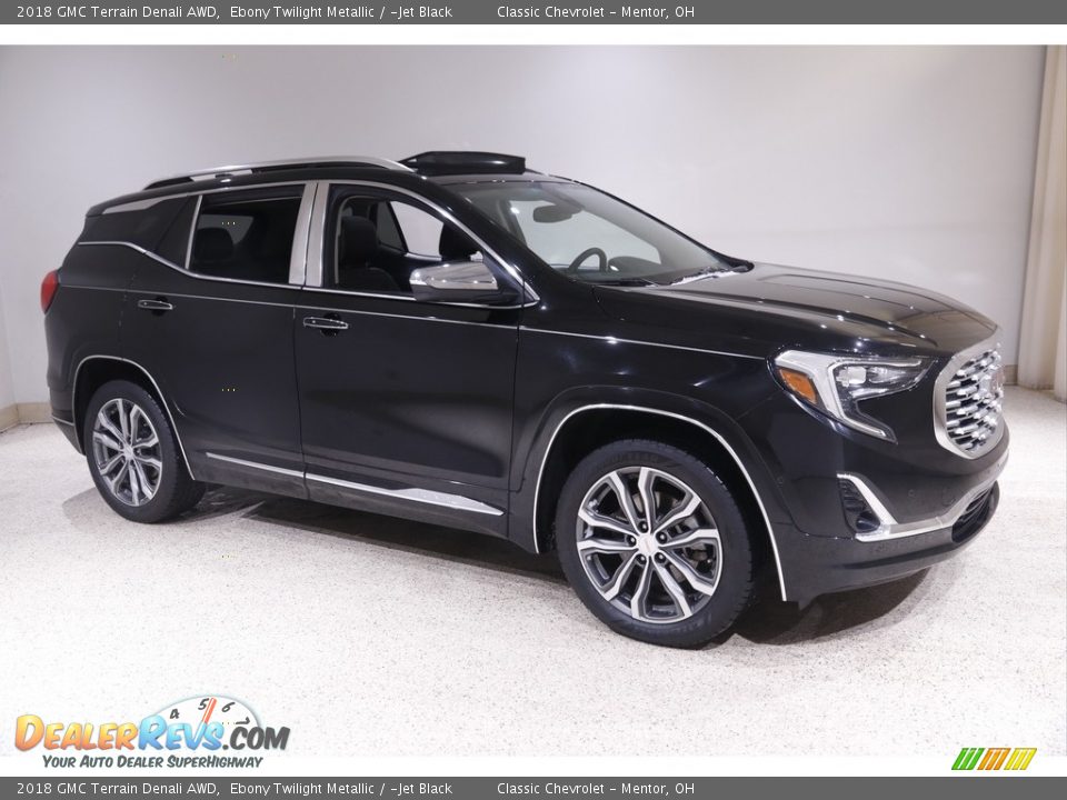 2018 GMC Terrain Denali AWD Ebony Twilight Metallic / ­Jet Black Photo #1