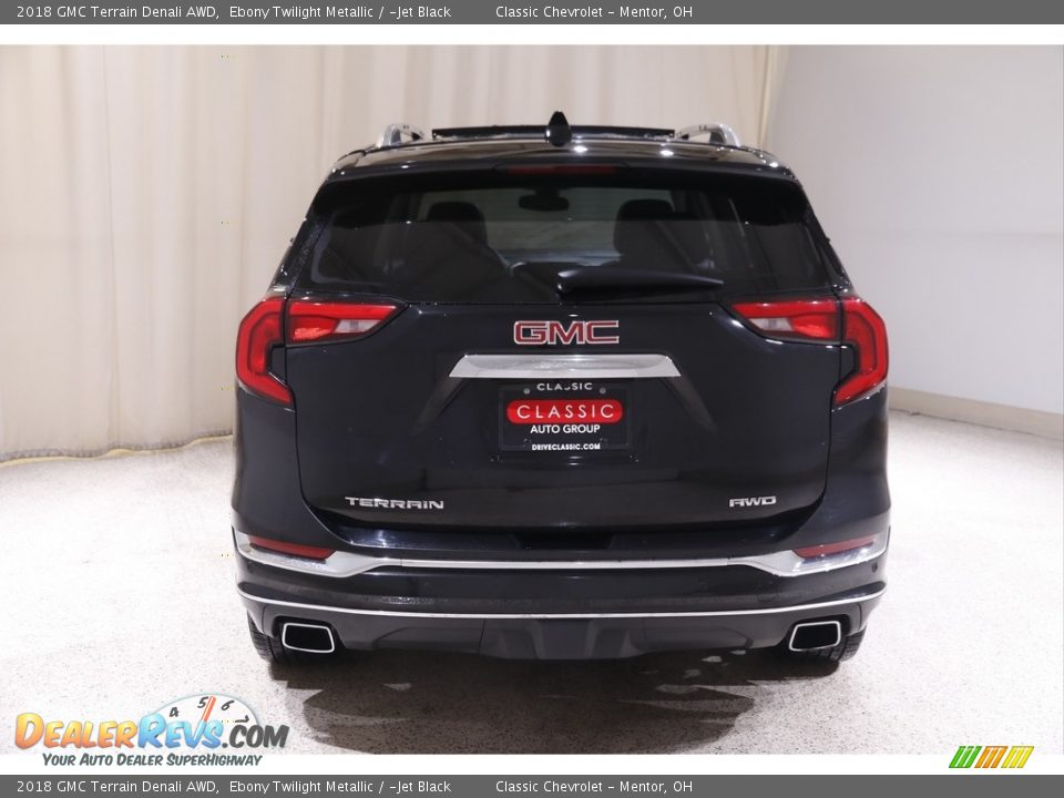 2018 GMC Terrain Denali AWD Ebony Twilight Metallic / ­Jet Black Photo #18