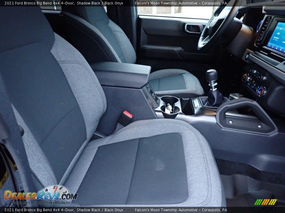 Front Seat of 2021 Ford Bronco Big Bend 4x4 4-Door Photo #9