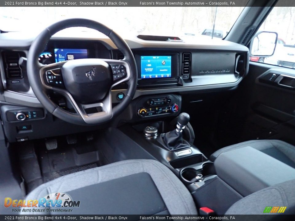 Black Onyx Interior - 2021 Ford Bronco Big Bend 4x4 4-Door Photo #18