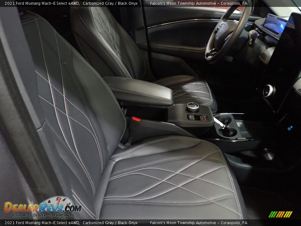 Front Seat of 2021 Ford Mustang Mach-E Select eAWD Photo #10
