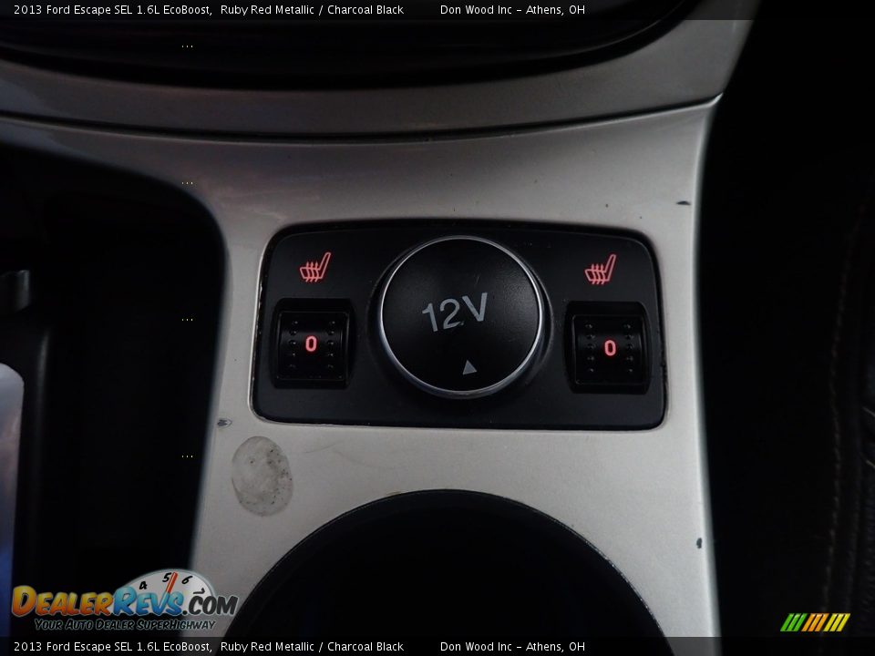 2013 Ford Escape SEL 1.6L EcoBoost Ruby Red Metallic / Charcoal Black Photo #2