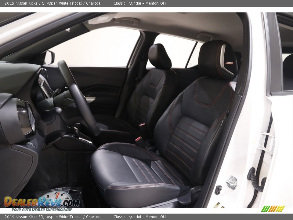 2019 Nissan Kicks SR Aspen White Tricoat / Charcoal Photo #5
