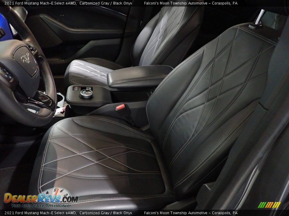 Front Seat of 2021 Ford Mustang Mach-E Select eAWD Photo #16
