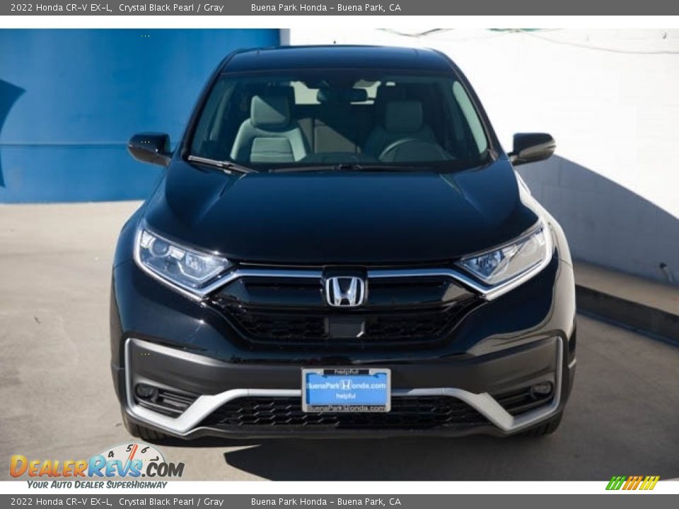 2022 Honda CR-V EX-L Crystal Black Pearl / Gray Photo #3