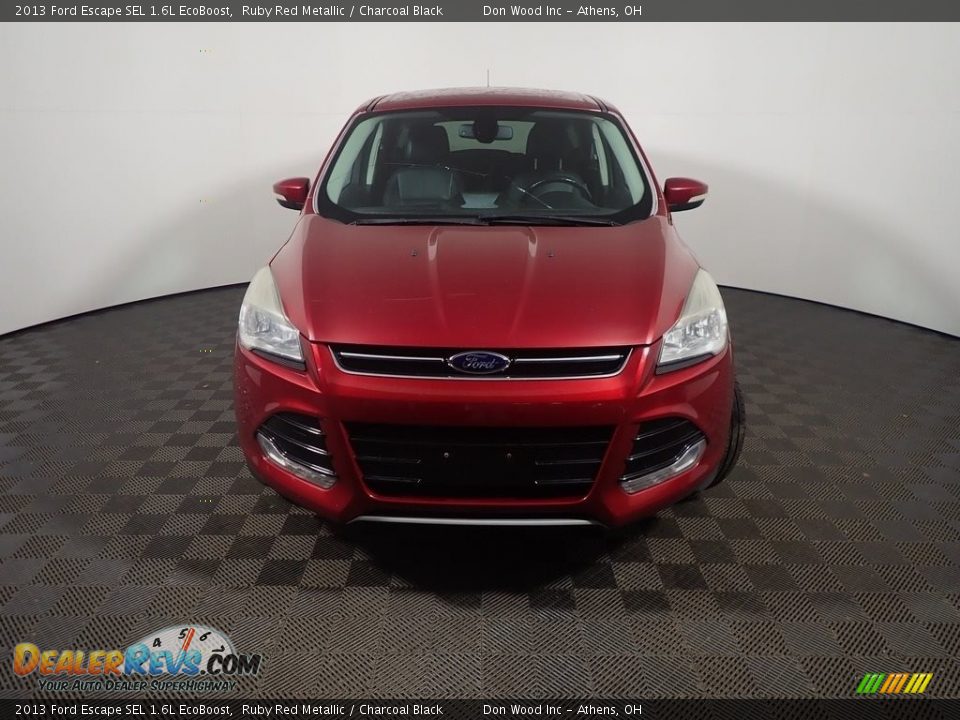 2013 Ford Escape SEL 1.6L EcoBoost Ruby Red Metallic / Charcoal Black Photo #5