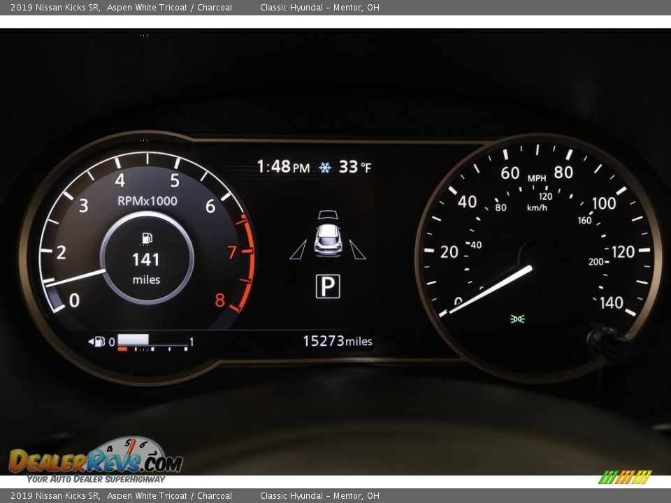 2019 Nissan Kicks SR Aspen White Tricoat / Charcoal Photo #9
