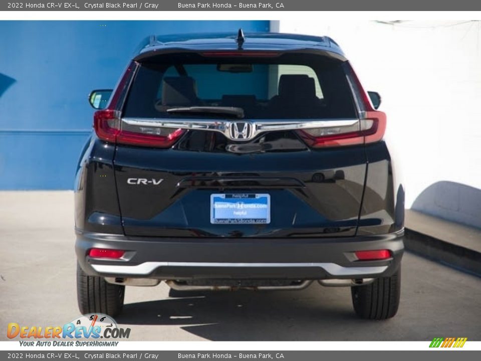 2022 Honda CR-V EX-L Crystal Black Pearl / Gray Photo #5