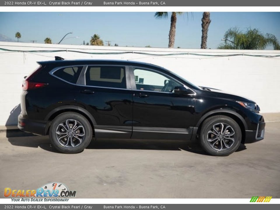 2022 Honda CR-V EX-L Crystal Black Pearl / Gray Photo #6