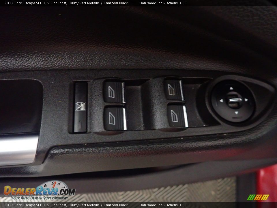 2013 Ford Escape SEL 1.6L EcoBoost Ruby Red Metallic / Charcoal Black Photo #22