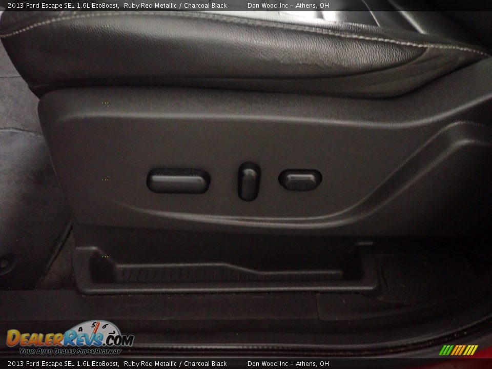 2013 Ford Escape SEL 1.6L EcoBoost Ruby Red Metallic / Charcoal Black Photo #24