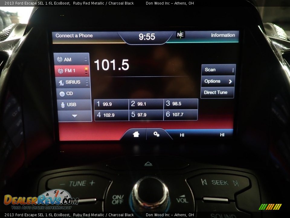 2013 Ford Escape SEL 1.6L EcoBoost Ruby Red Metallic / Charcoal Black Photo #27