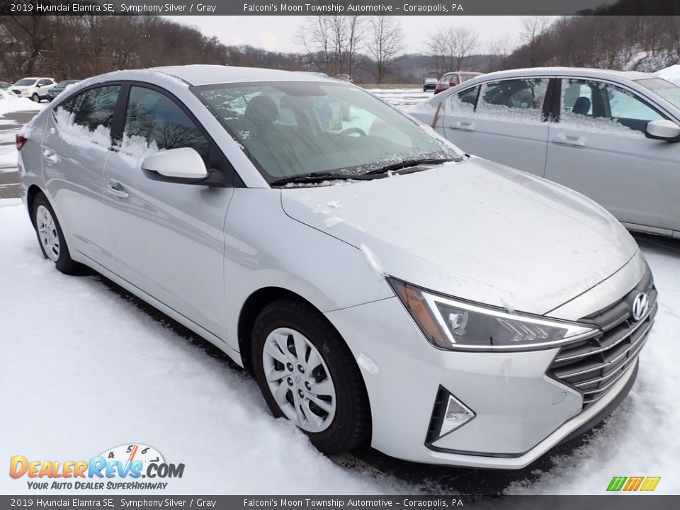 2019 Hyundai Elantra SE Symphony Silver / Gray Photo #4