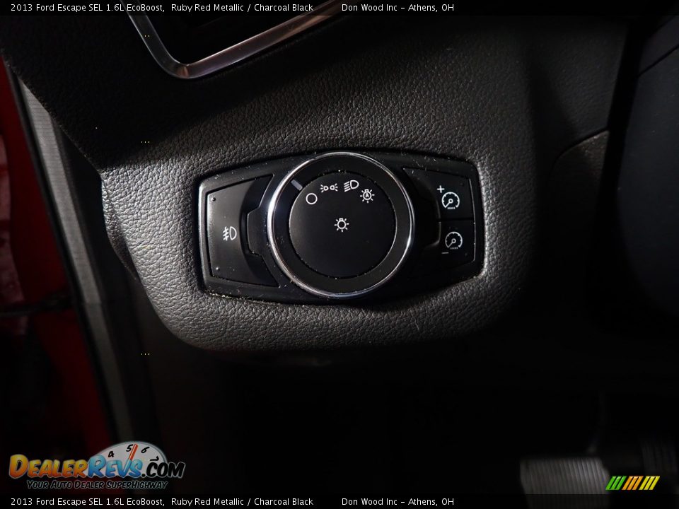 2013 Ford Escape SEL 1.6L EcoBoost Ruby Red Metallic / Charcoal Black Photo #32