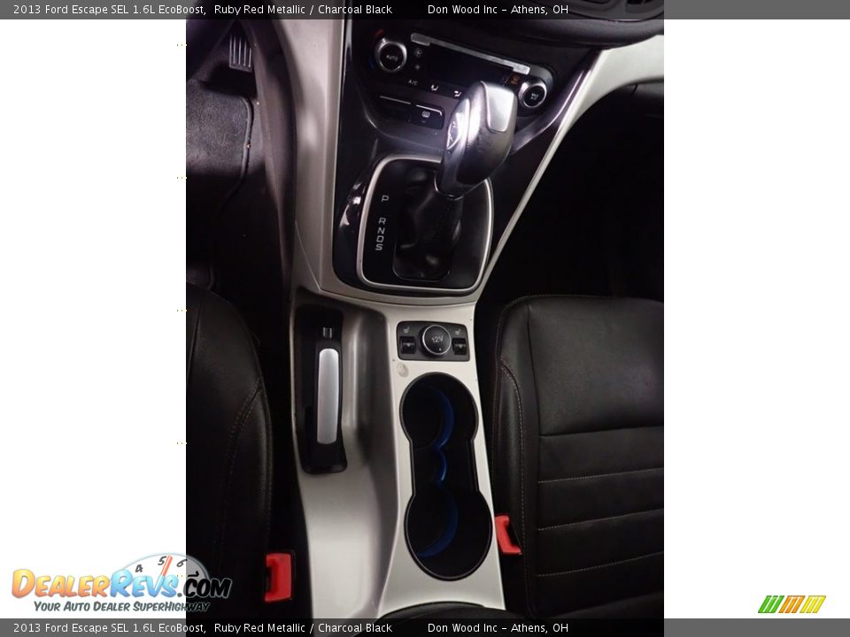 2013 Ford Escape SEL 1.6L EcoBoost Ruby Red Metallic / Charcoal Black Photo #33