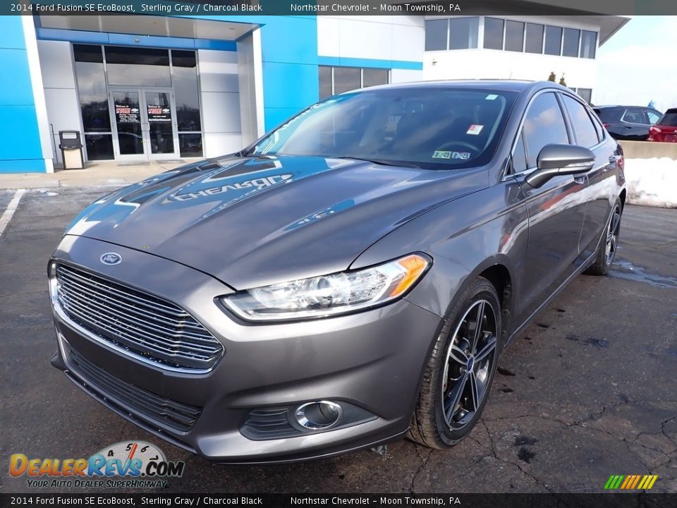 2014 Ford Fusion SE EcoBoost Sterling Gray / Charcoal Black Photo #2