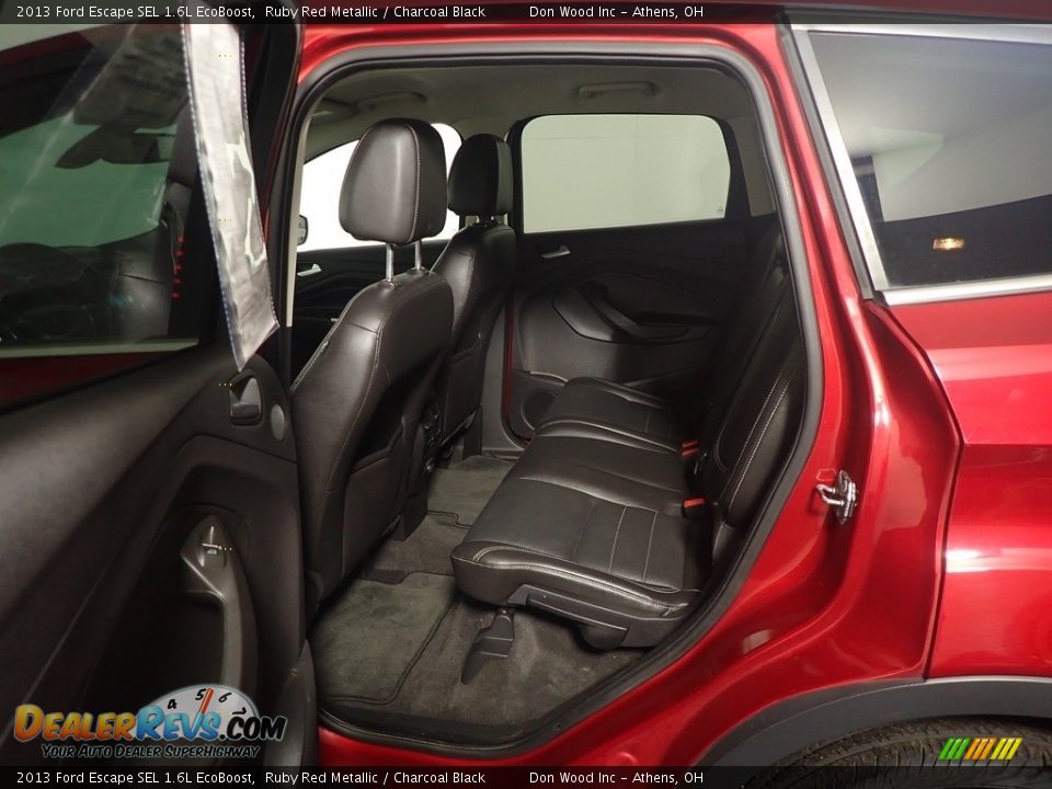 2013 Ford Escape SEL 1.6L EcoBoost Ruby Red Metallic / Charcoal Black Photo #36