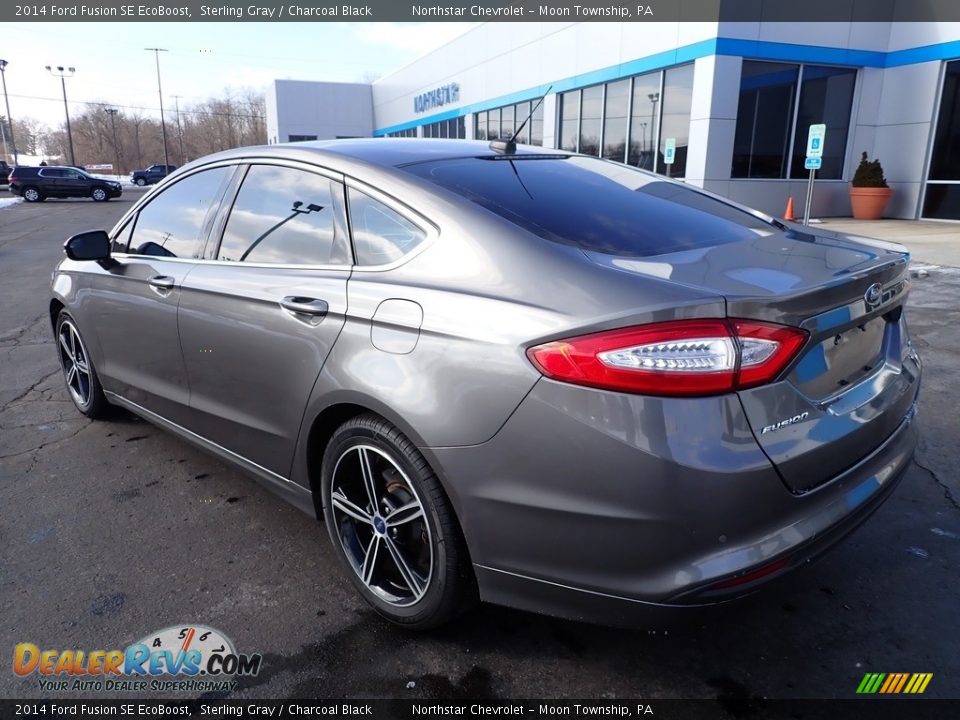 2014 Ford Fusion SE EcoBoost Sterling Gray / Charcoal Black Photo #4