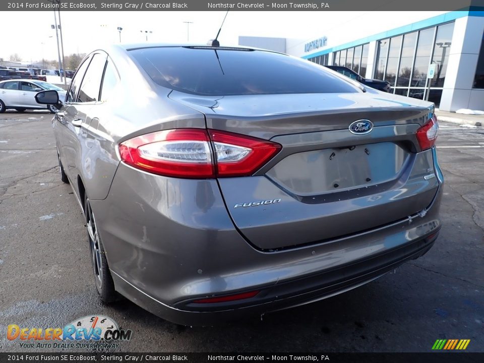 2014 Ford Fusion SE EcoBoost Sterling Gray / Charcoal Black Photo #5