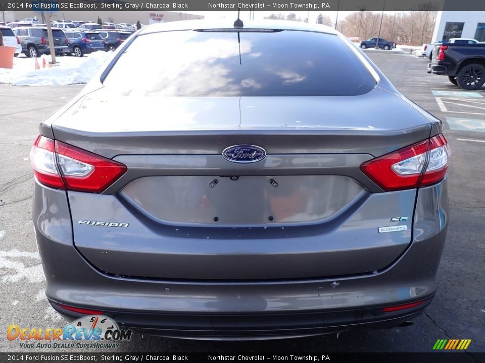 2014 Ford Fusion SE EcoBoost Sterling Gray / Charcoal Black Photo #6