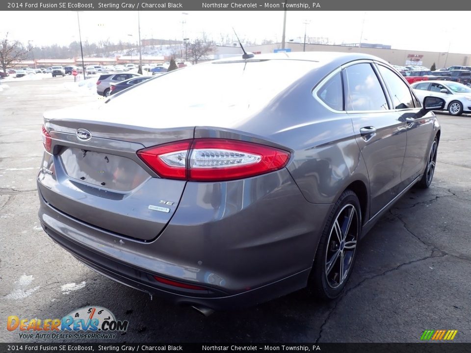 2014 Ford Fusion SE EcoBoost Sterling Gray / Charcoal Black Photo #8