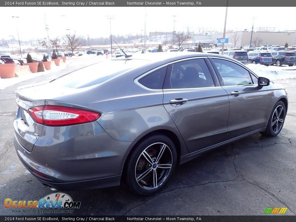 2014 Ford Fusion SE EcoBoost Sterling Gray / Charcoal Black Photo #9
