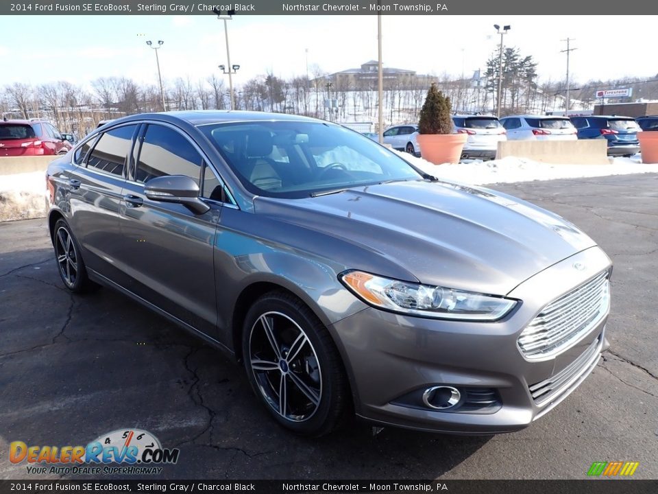 2014 Ford Fusion SE EcoBoost Sterling Gray / Charcoal Black Photo #11