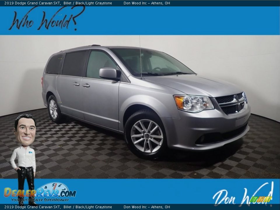 2019 Dodge Grand Caravan SXT Billet / Black/Light Graystone Photo #1