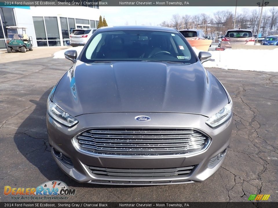 2014 Ford Fusion SE EcoBoost Sterling Gray / Charcoal Black Photo #13