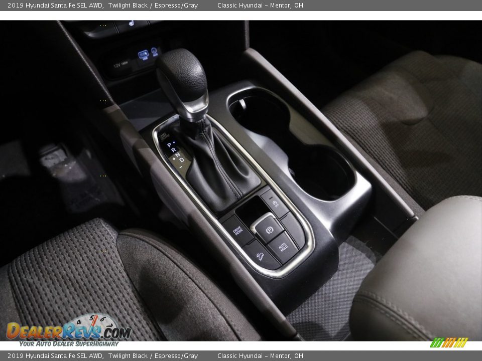 2019 Hyundai Santa Fe SEL AWD Twilight Black / Espresso/Gray Photo #13