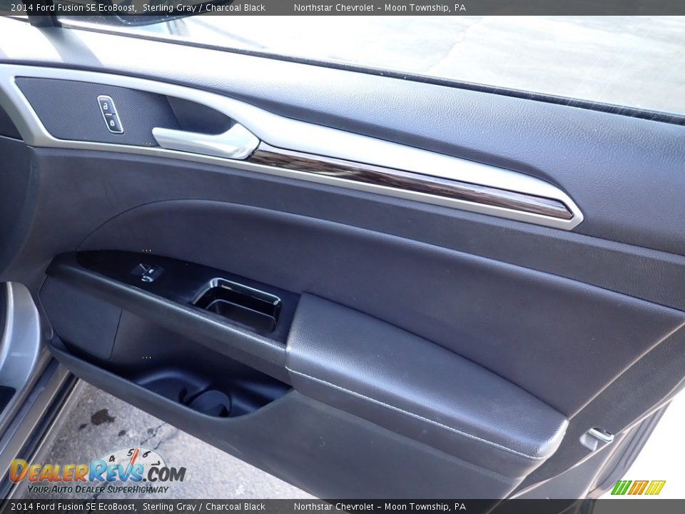 2014 Ford Fusion SE EcoBoost Sterling Gray / Charcoal Black Photo #18