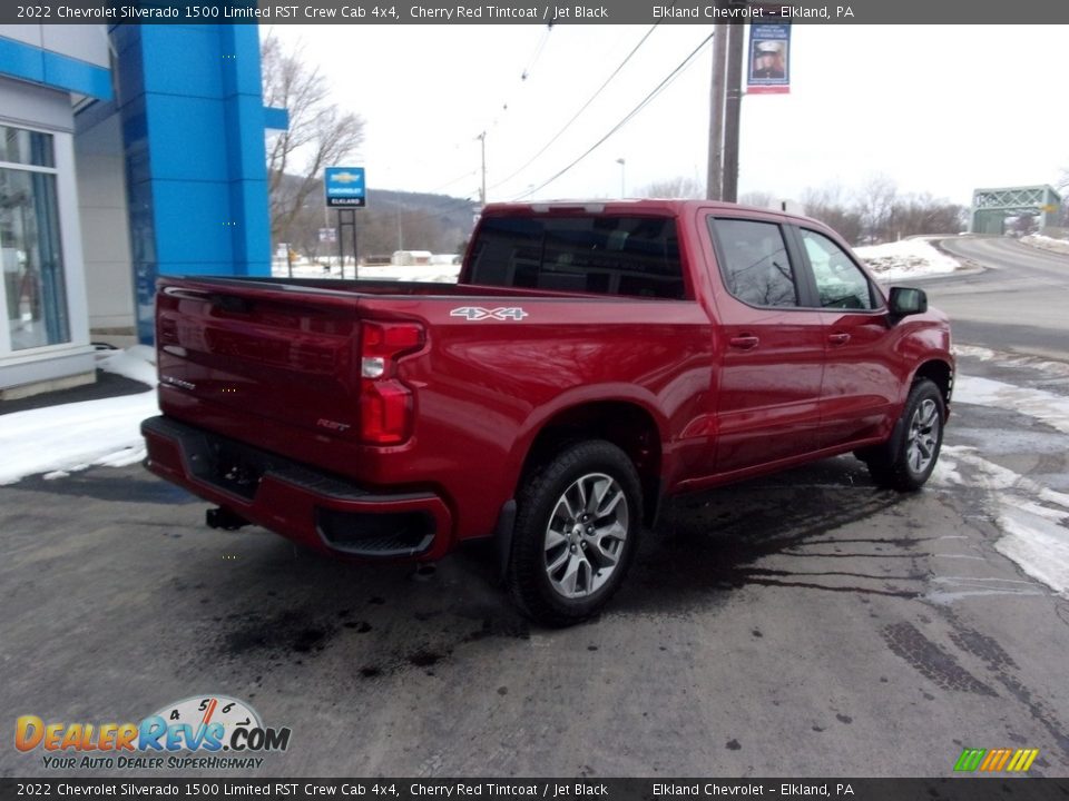 2022 Chevrolet Silverado 1500 Limited RST Crew Cab 4x4 Cherry Red Tintcoat / Jet Black Photo #4