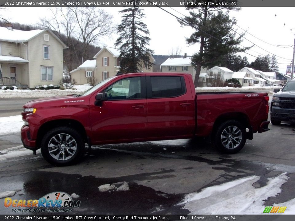 2022 Chevrolet Silverado 1500 Limited RST Crew Cab 4x4 Cherry Red Tintcoat / Jet Black Photo #8