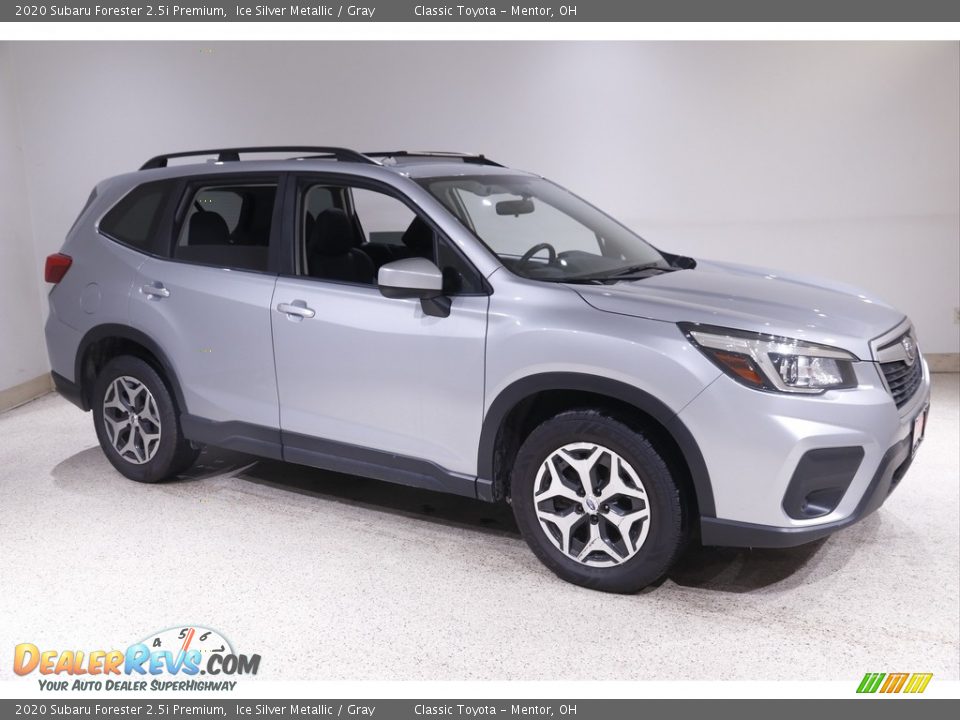 2020 Subaru Forester 2.5i Premium Ice Silver Metallic / Gray Photo #1