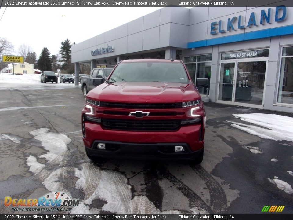 2022 Chevrolet Silverado 1500 Limited RST Crew Cab 4x4 Cherry Red Tintcoat / Jet Black Photo #10