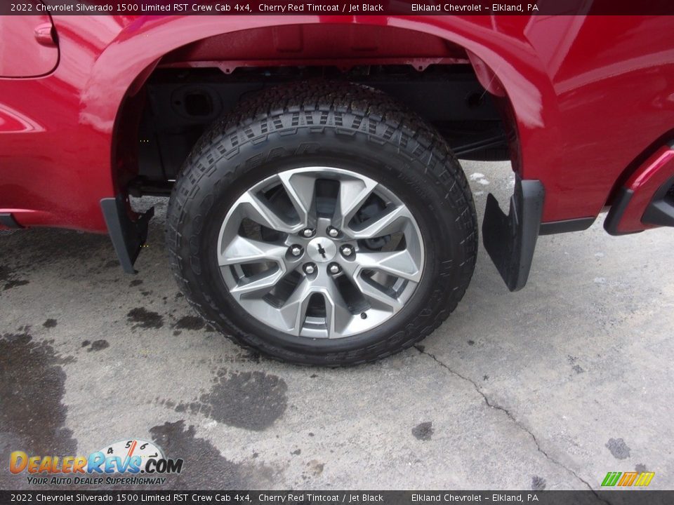 2022 Chevrolet Silverado 1500 Limited RST Crew Cab 4x4 Cherry Red Tintcoat / Jet Black Photo #14