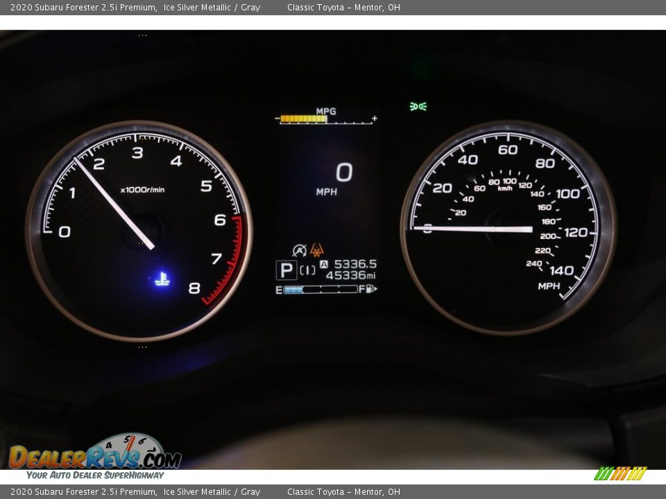 2020 Subaru Forester 2.5i Premium Ice Silver Metallic / Gray Photo #8