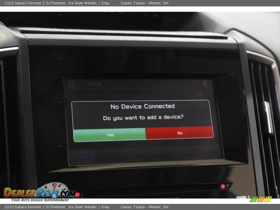 2020 Subaru Forester 2.5i Premium Ice Silver Metallic / Gray Photo #11