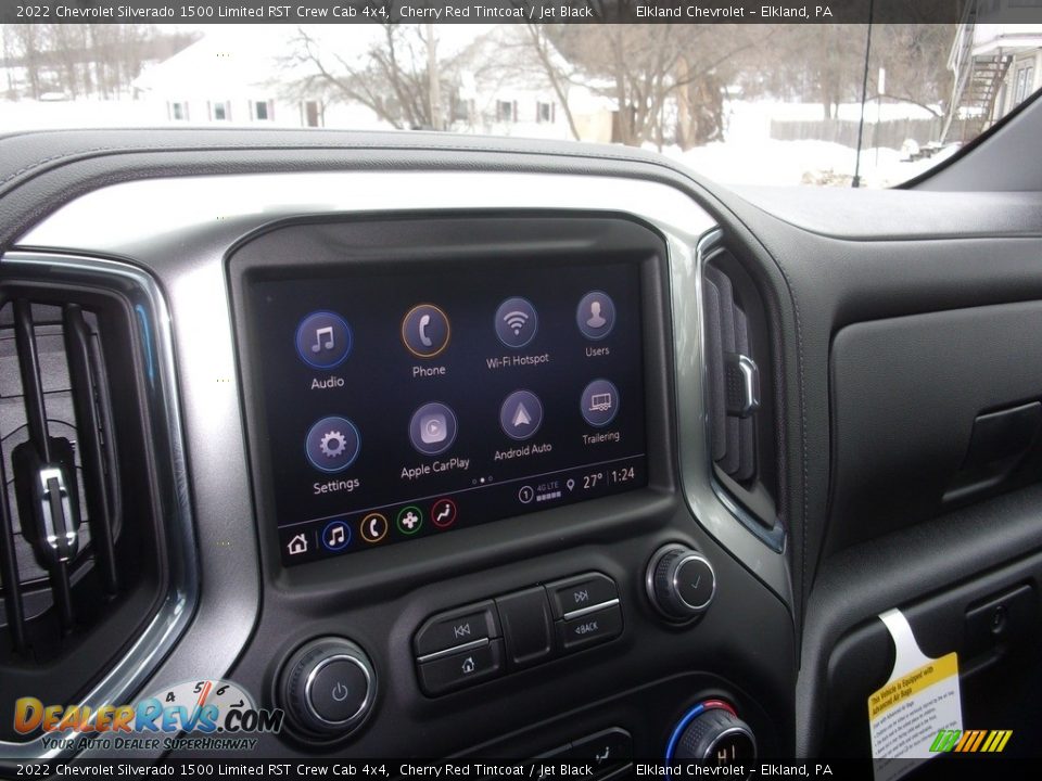 2022 Chevrolet Silverado 1500 Limited RST Crew Cab 4x4 Cherry Red Tintcoat / Jet Black Photo #30