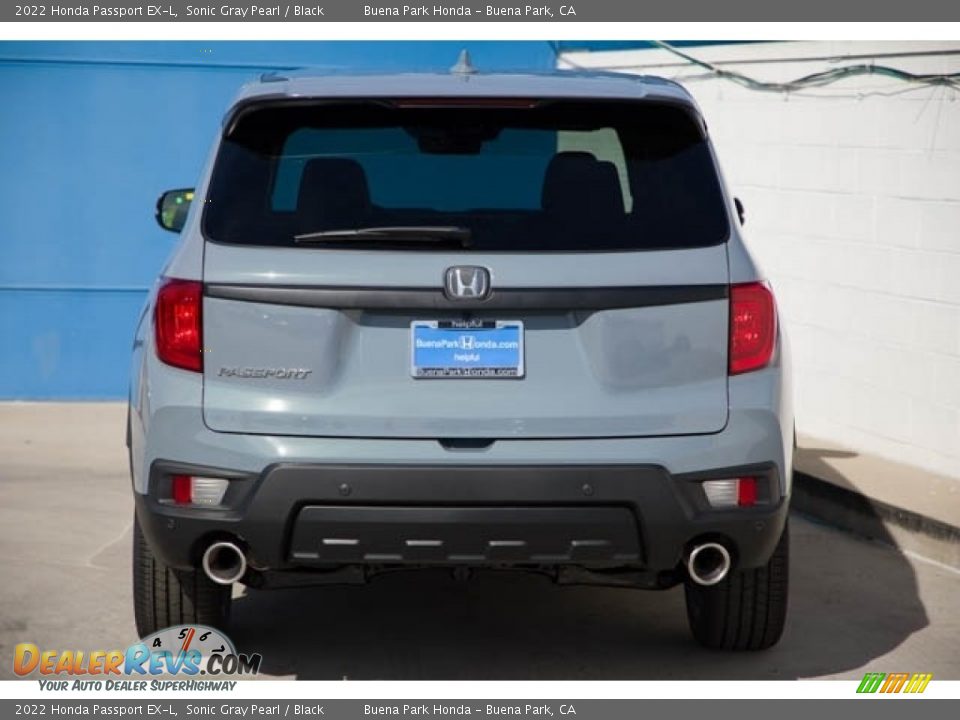 2022 Honda Passport EX-L Sonic Gray Pearl / Black Photo #5