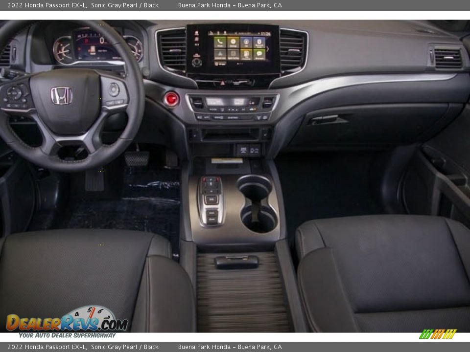 Black Interior - 2022 Honda Passport EX-L Photo #17