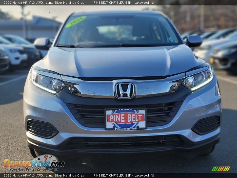 2021 Honda HR-V LX AWD Lunar Silver Metallic / Gray Photo #12