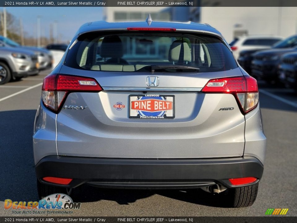 2021 Honda HR-V LX AWD Lunar Silver Metallic / Gray Photo #15