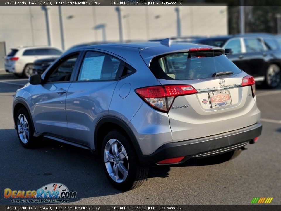 2021 Honda HR-V LX AWD Lunar Silver Metallic / Gray Photo #16