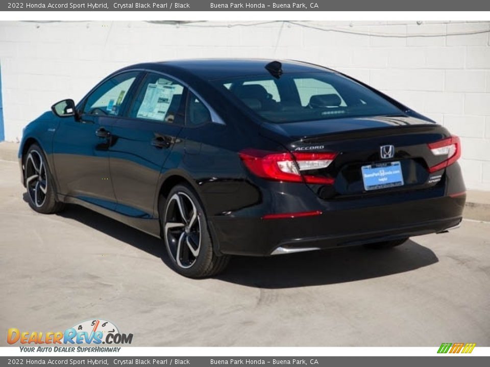 2022 Honda Accord Sport Hybrid Crystal Black Pearl / Black Photo #2