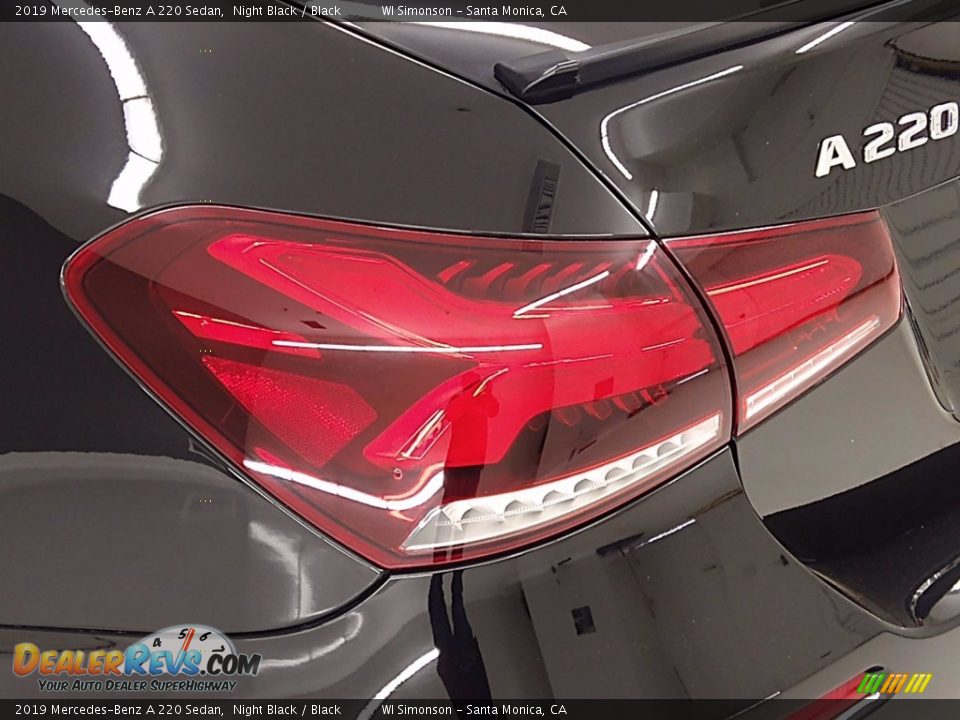 2019 Mercedes-Benz A 220 Sedan Night Black / Black Photo #8