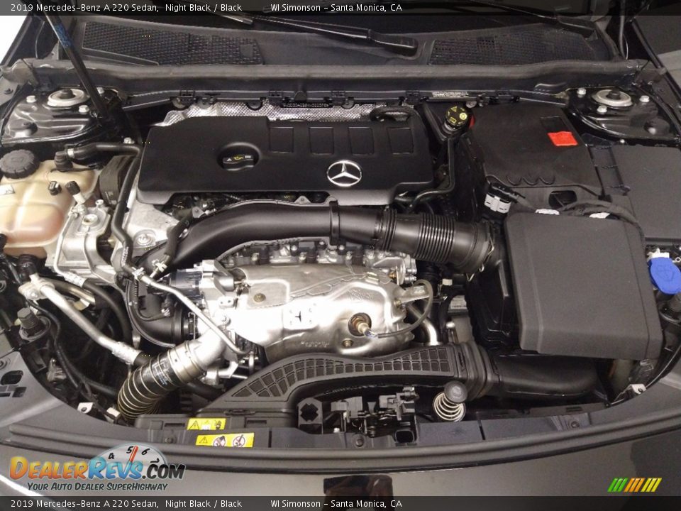 2019 Mercedes-Benz A 220 Sedan Night Black / Black Photo #32