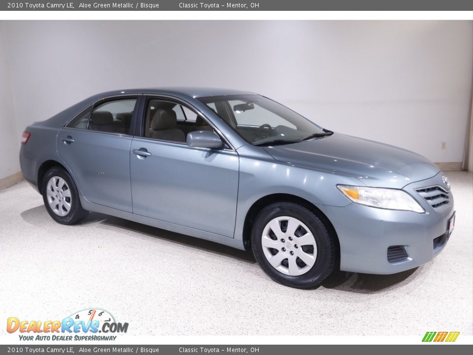 2010 Toyota Camry LE Aloe Green Metallic / Bisque Photo #1