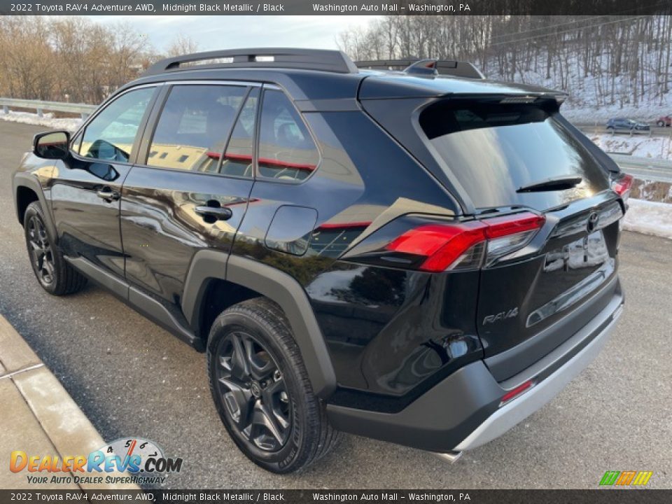 2022 Toyota RAV4 Adventure AWD Midnight Black Metallic / Black Photo #2